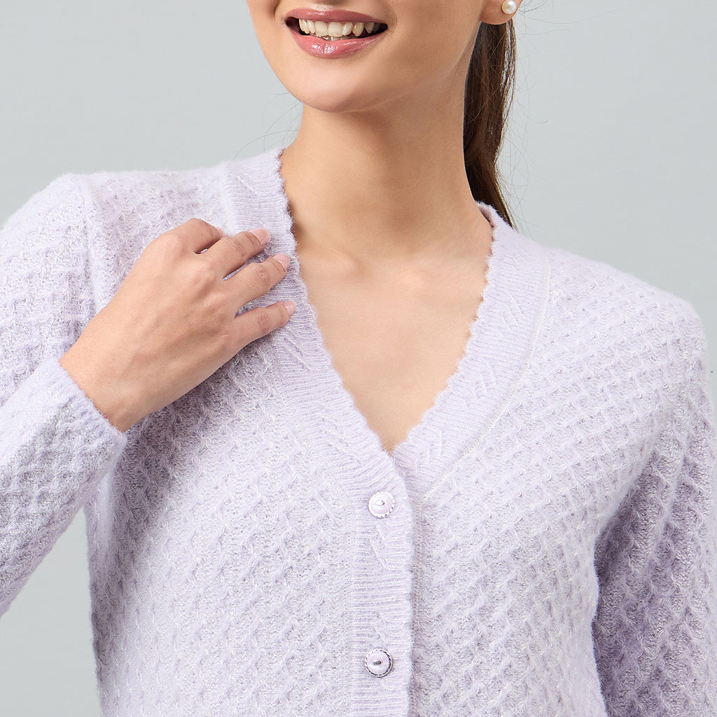 Duke Urban Women Full Sleeve Front Open Regular Cardigan (SDS1294)
