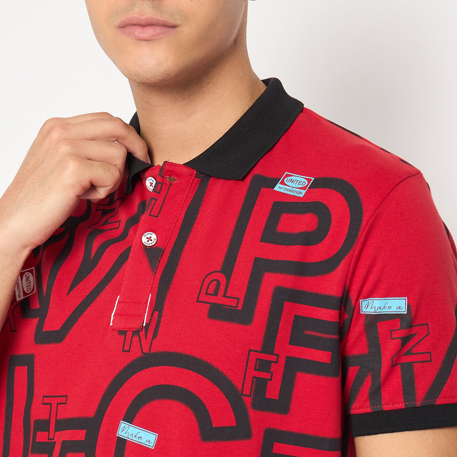 Duke Urban Men Half Sleeve Cotton T-shirt (ONLF296)