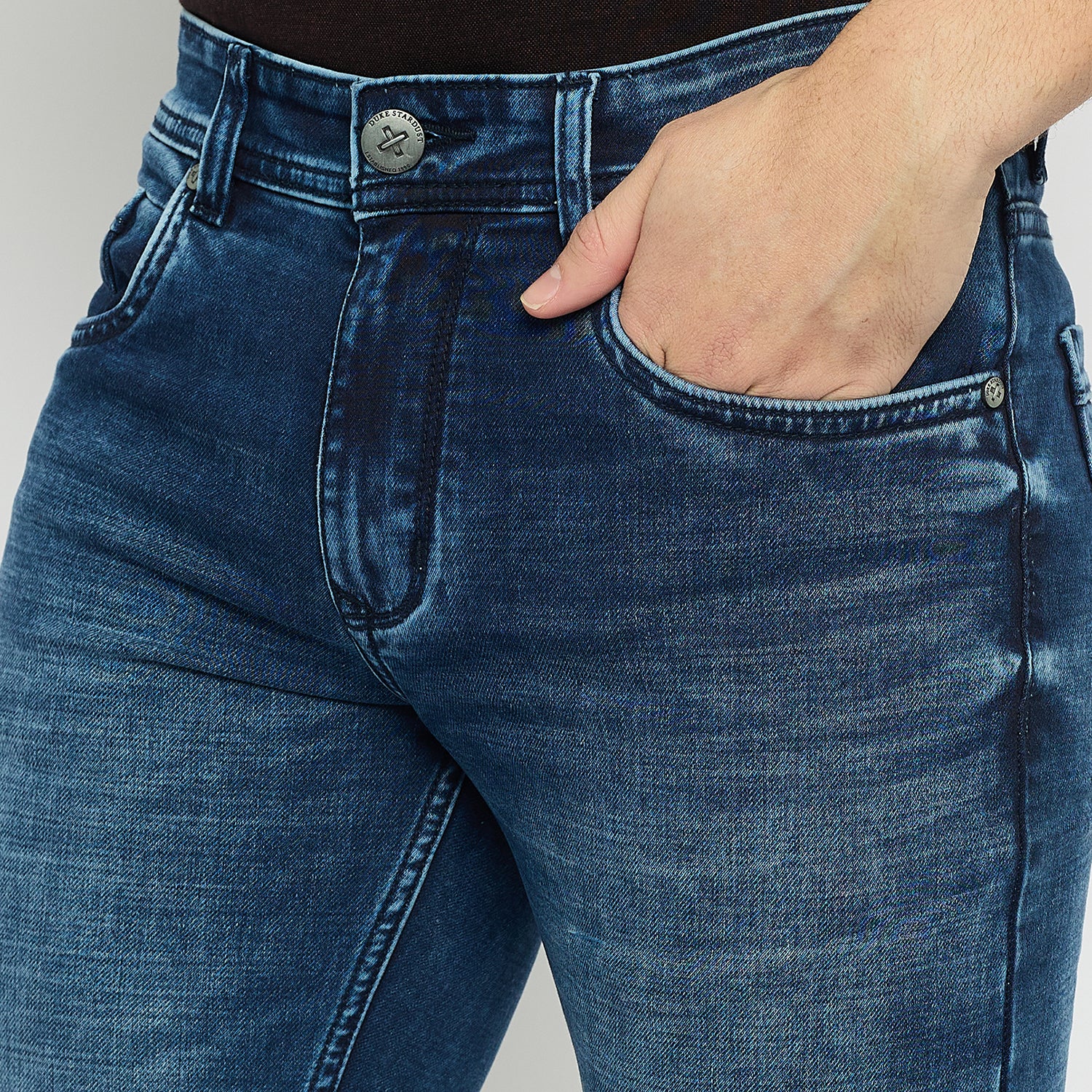 Duke Urban Men Narrow Bottom Stretchable Jeans (SDD5734N)