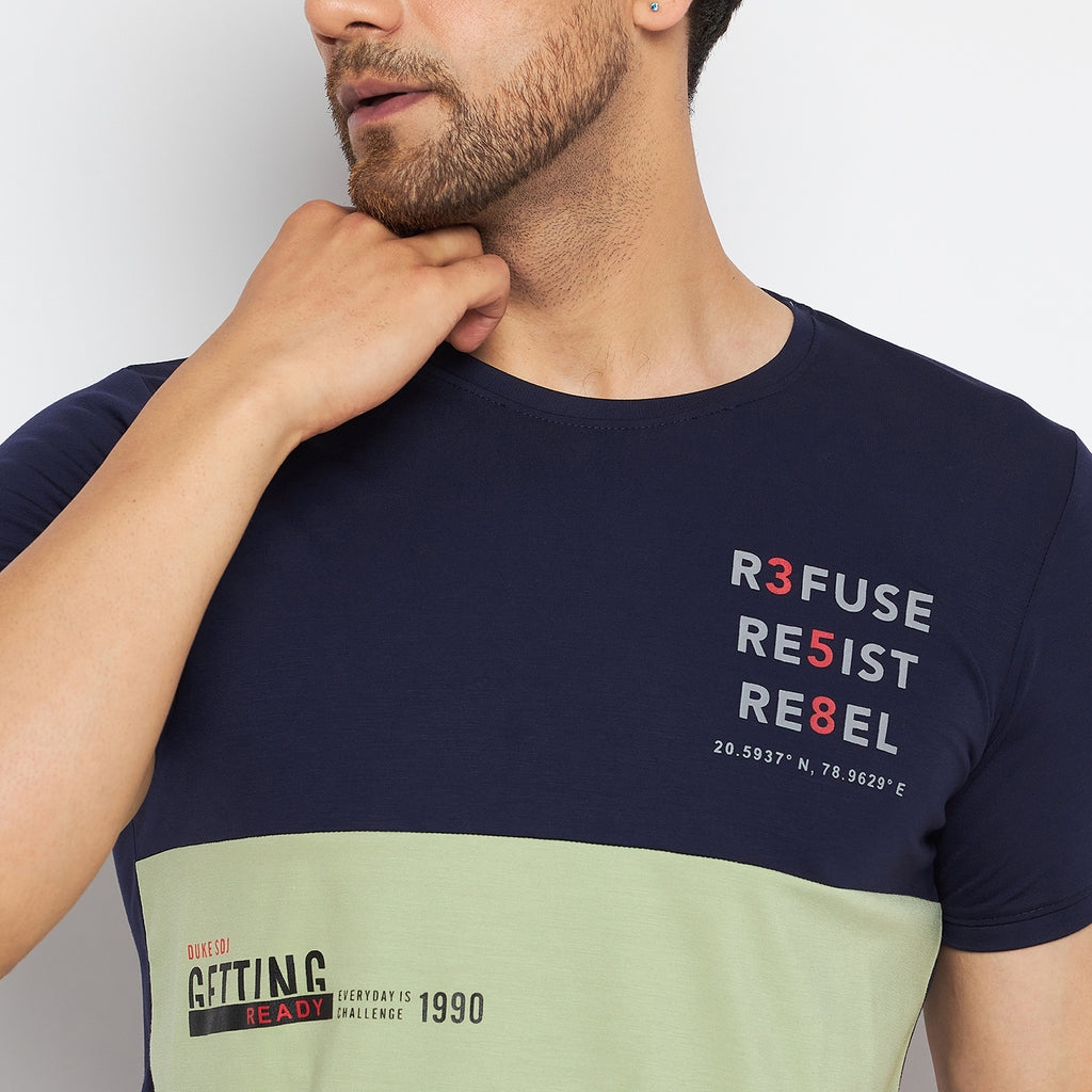 Duke Stardust Men Round Neck Half Sleeve Cotton T-shirt (LF5750)