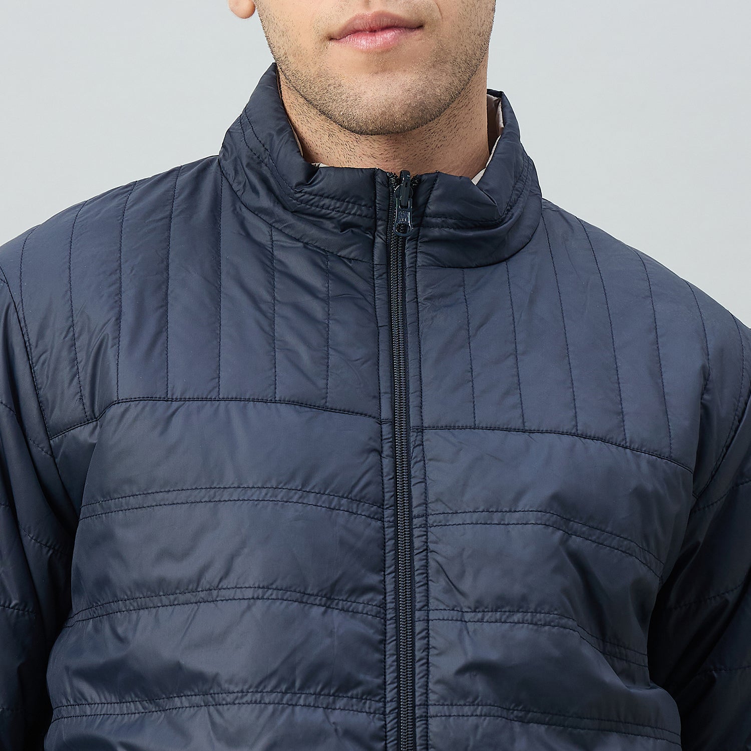 Duke Urban Men Reversible High Neck Regular Jacket (OSDZ9292)