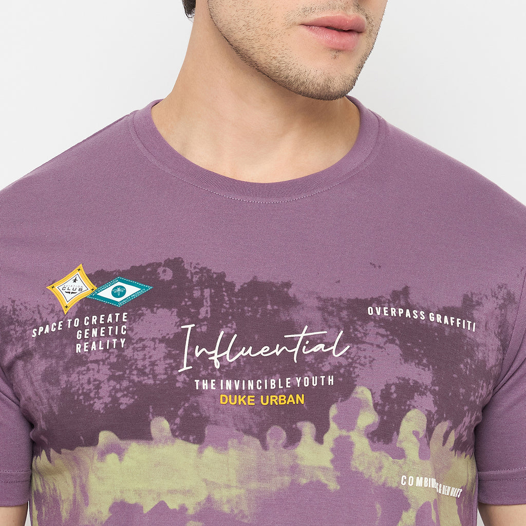 Duke Urban Men Half Sleeve Cotton Tshirt (LF7420)