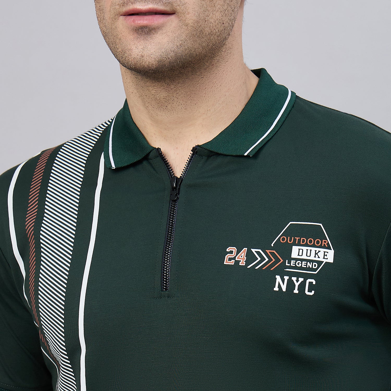Duke Urban Men Half Sleeve Cotton Polo Tshirt (ON3168)