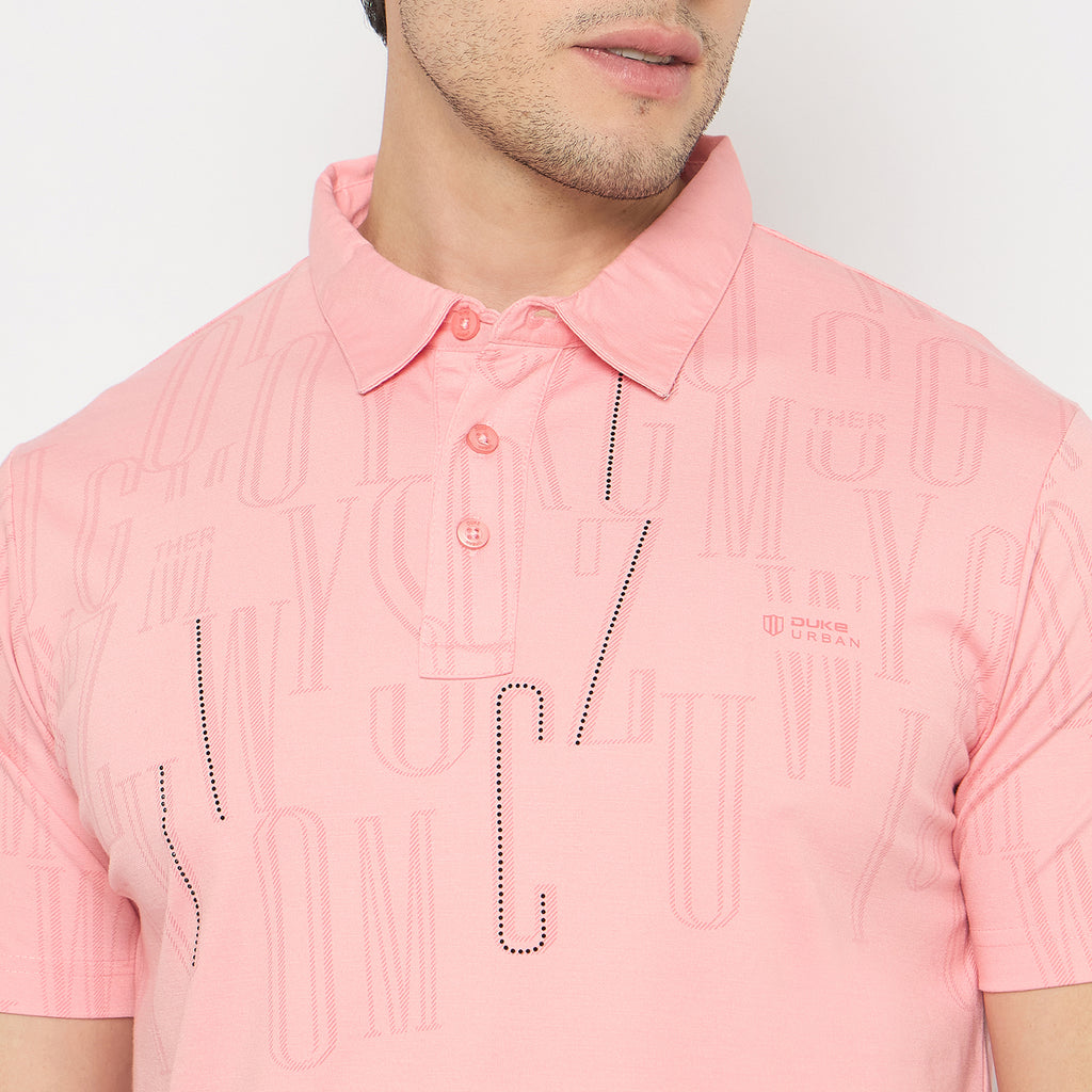Duke Urban Men Half Sleeve Cotton Tshirt (LF7455)