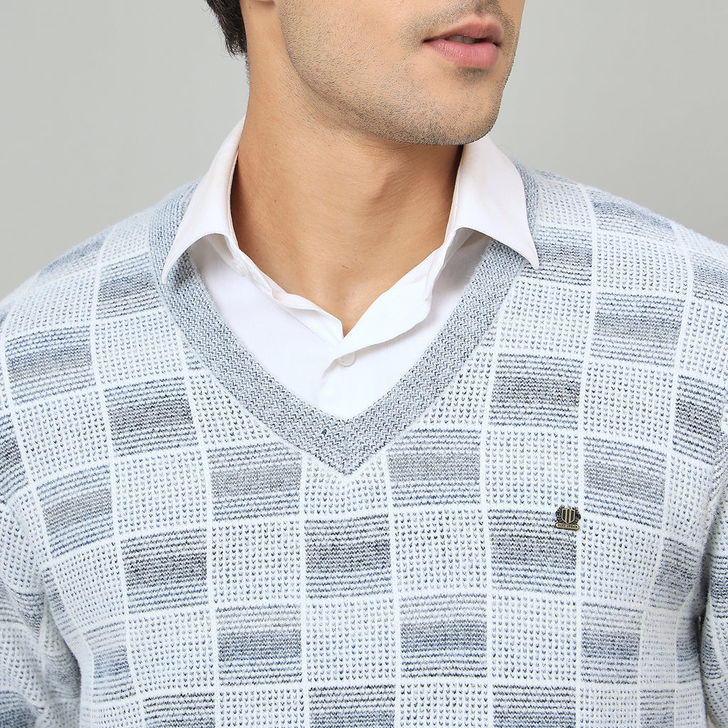 Duke Urban Men V-neck full sleeve sweater (SDS2245)
