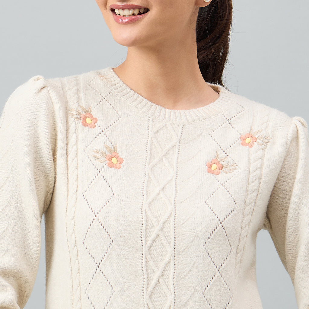 Duke Urban Women Full Sleeve RoundNeck Pullover (SDS1405)