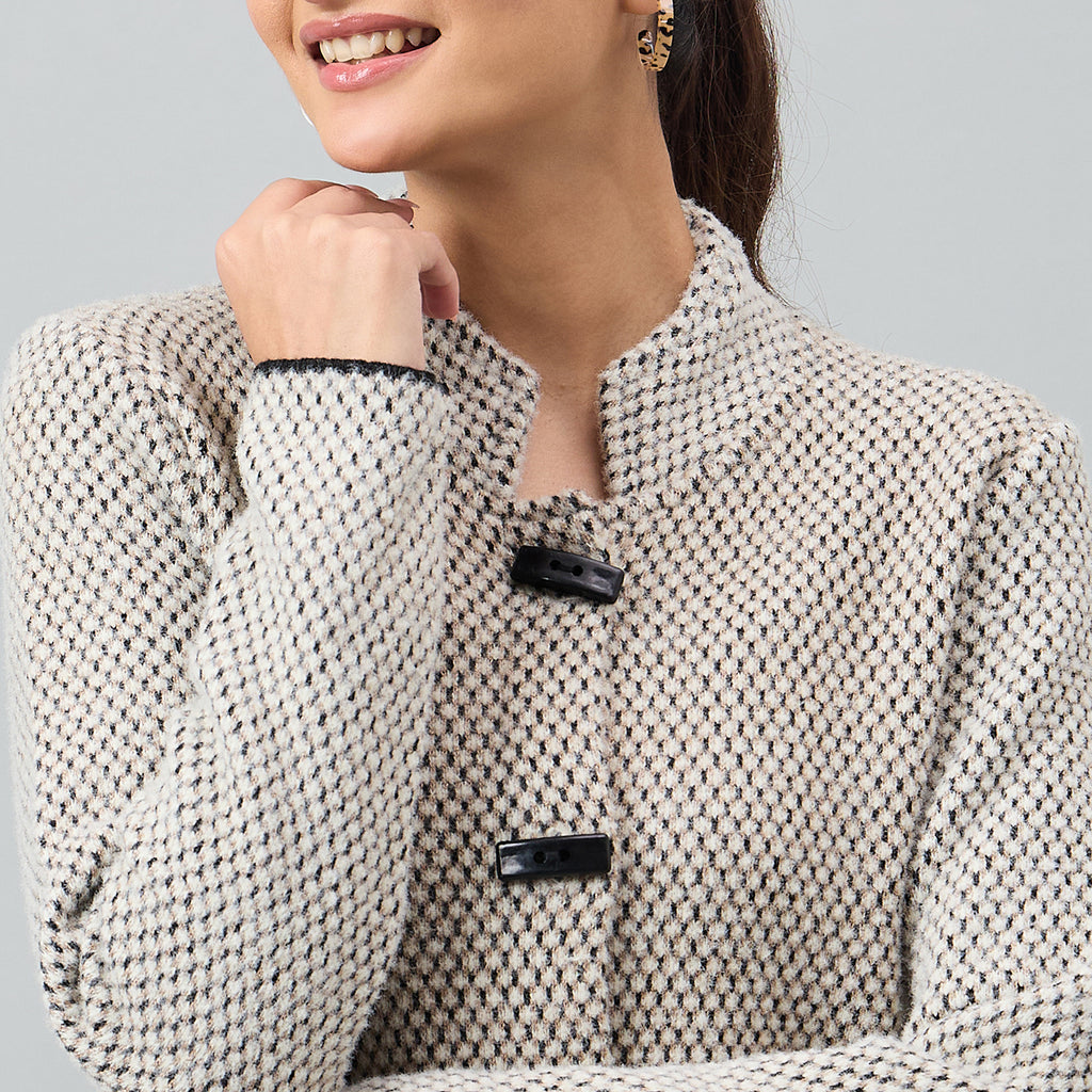 Duke Urban Women Long Coat Shortstyle Sweater (SDS1329)