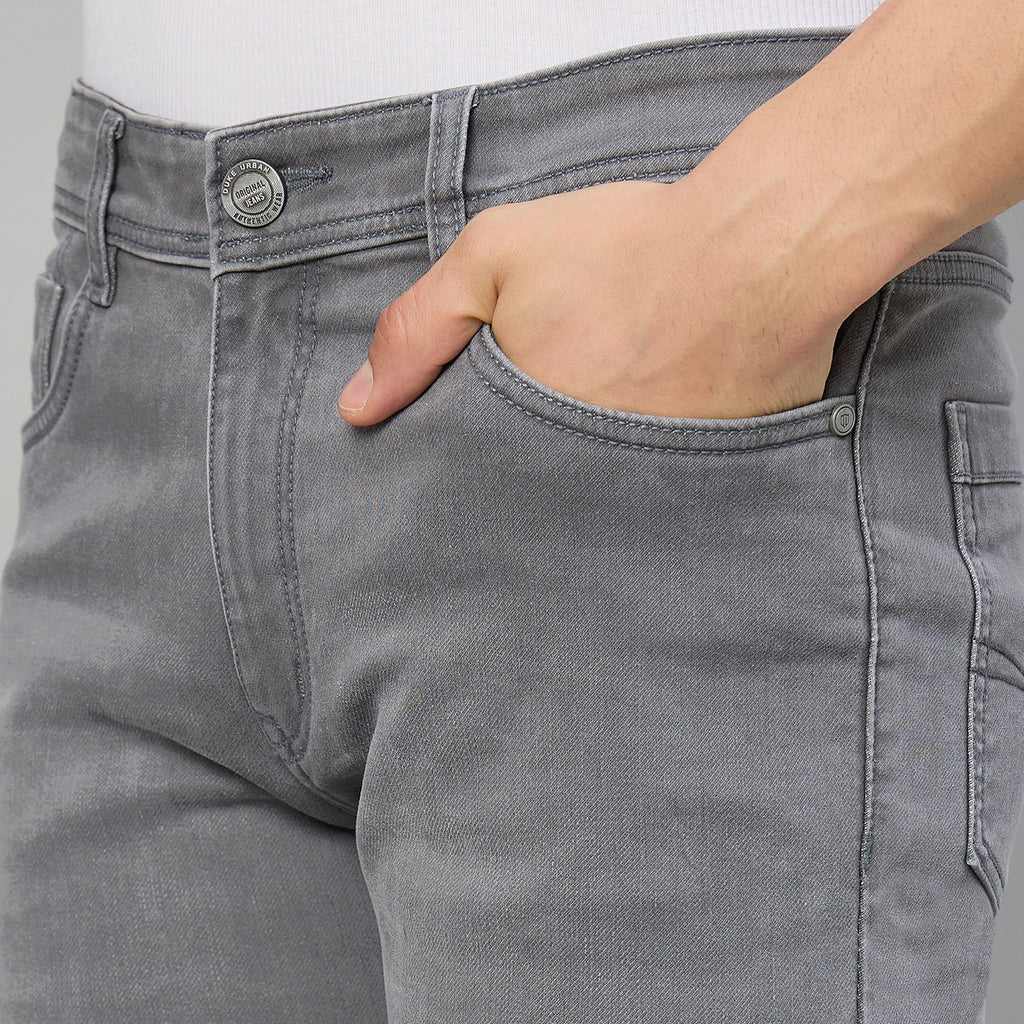 Duke Men Narrow Fit Stretchable Jeans (SDD9237N)