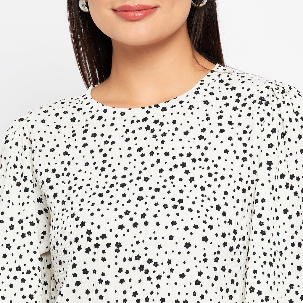 Duke Stardust Women Round Neck Half Sleeve Printed Top (SDX3268)