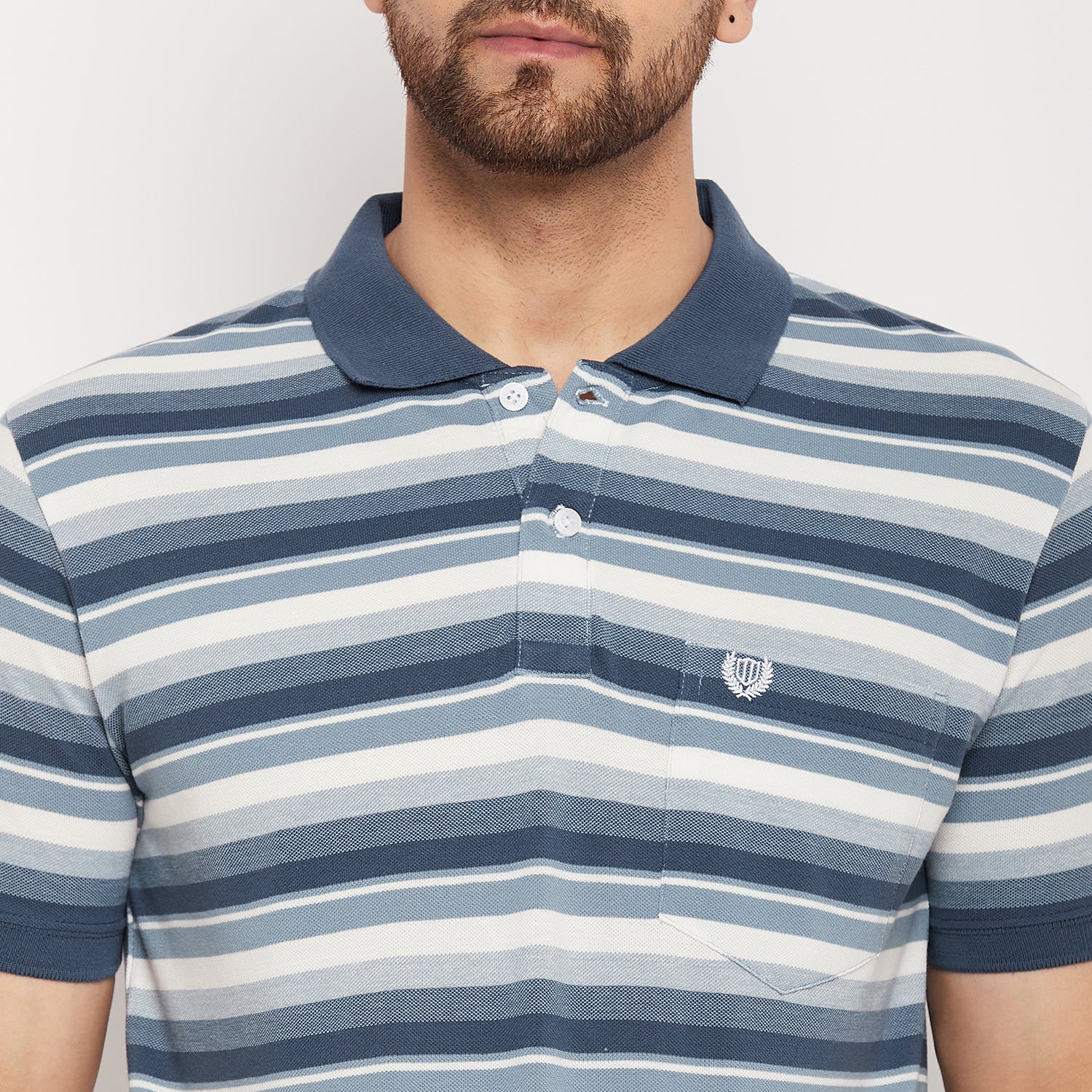 Duke Stardust Men Half Sleeve Polo Neck Cotton T-shirt (LF5846)
