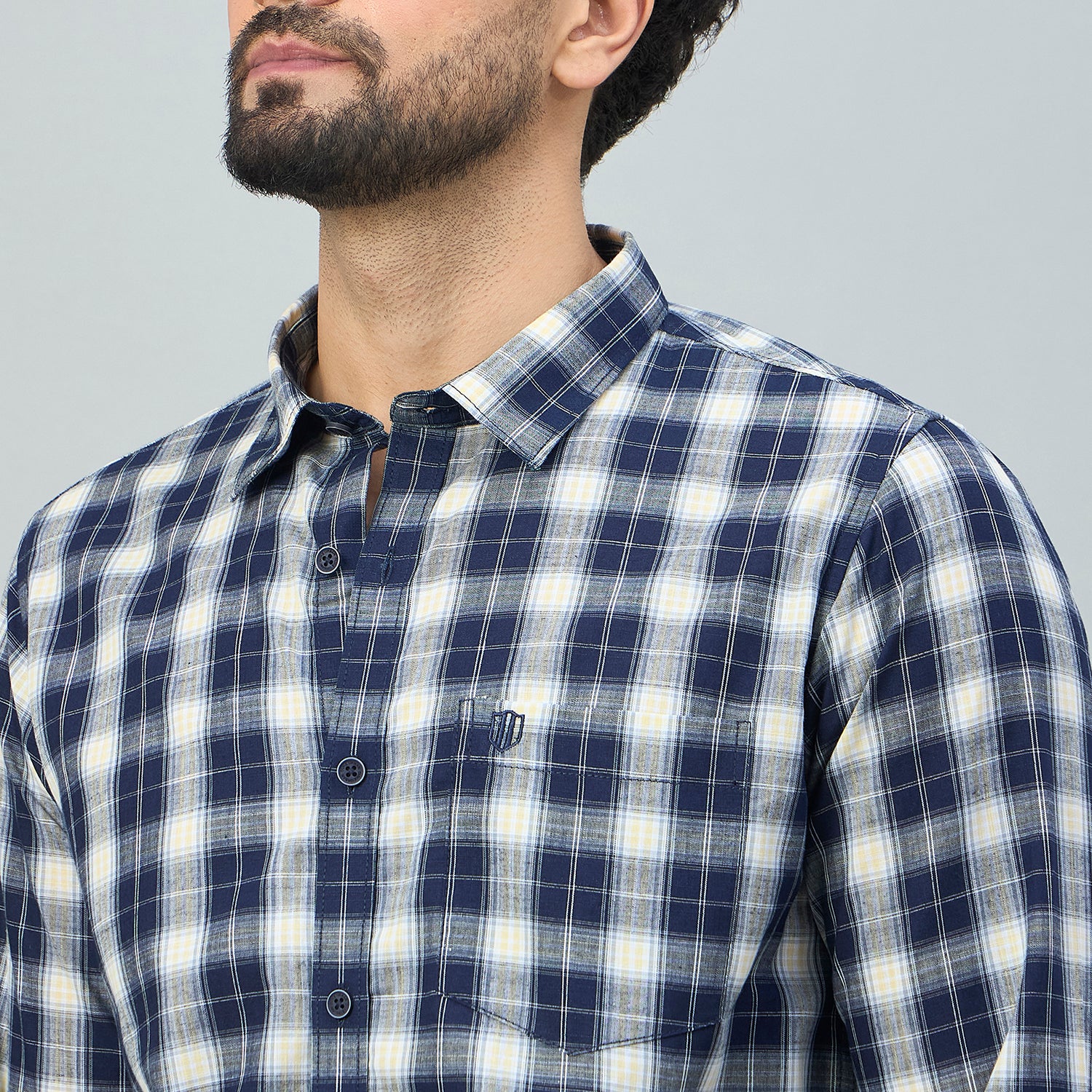 Duke Urban Men Shortstyle Checkered Shirt (SDO7CKBU)