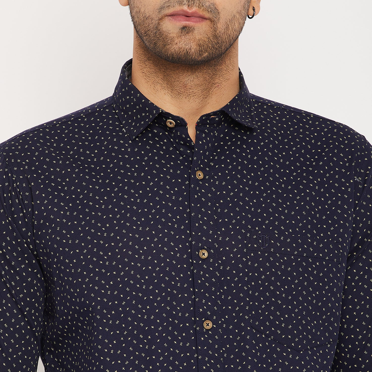Duke Urban Men Full Sleeve Cotton Shirt (SDO8PRTA)