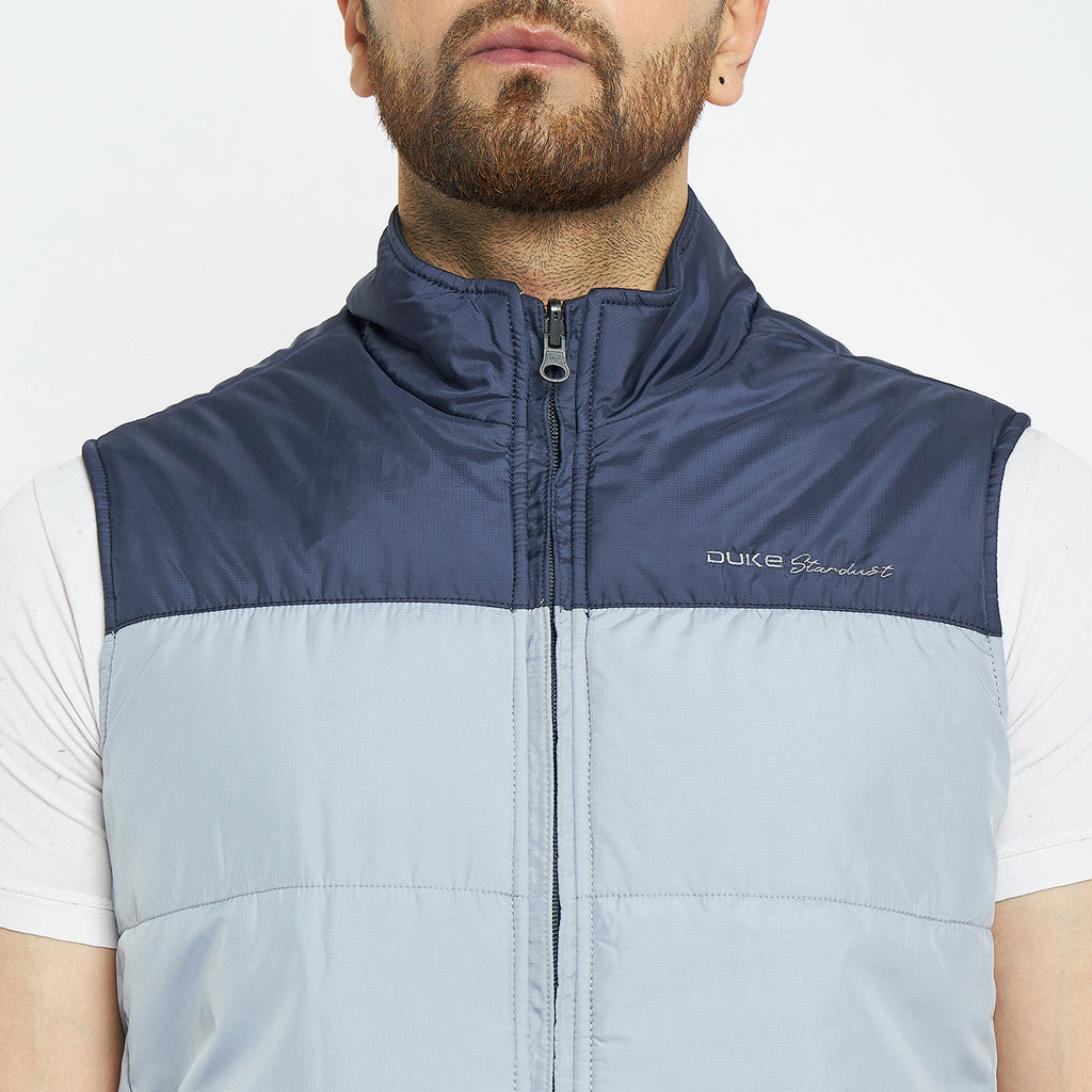 Duke Urban Men Sleeveless Reversible Jacket (SDZ3056)