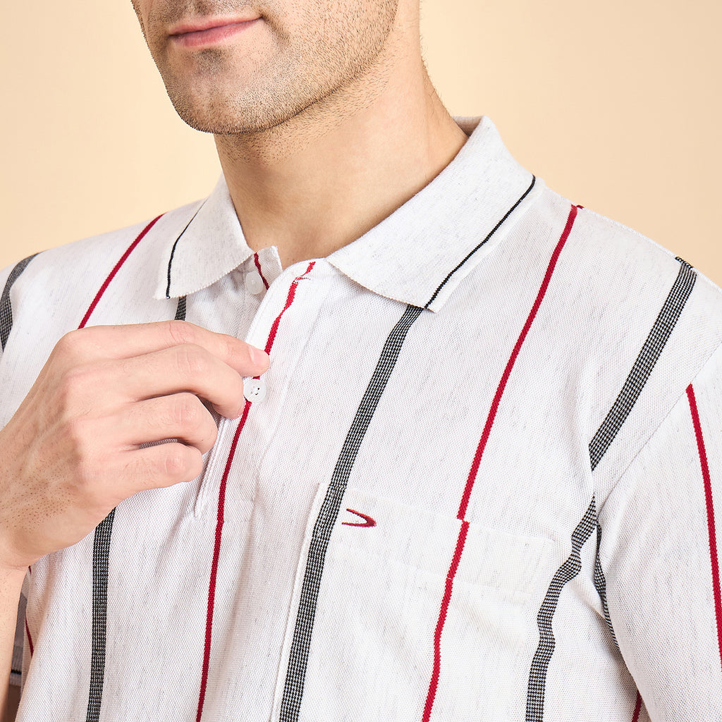 Duke Men Half Sleeve Cotton Polo Tshirt (ON2139)