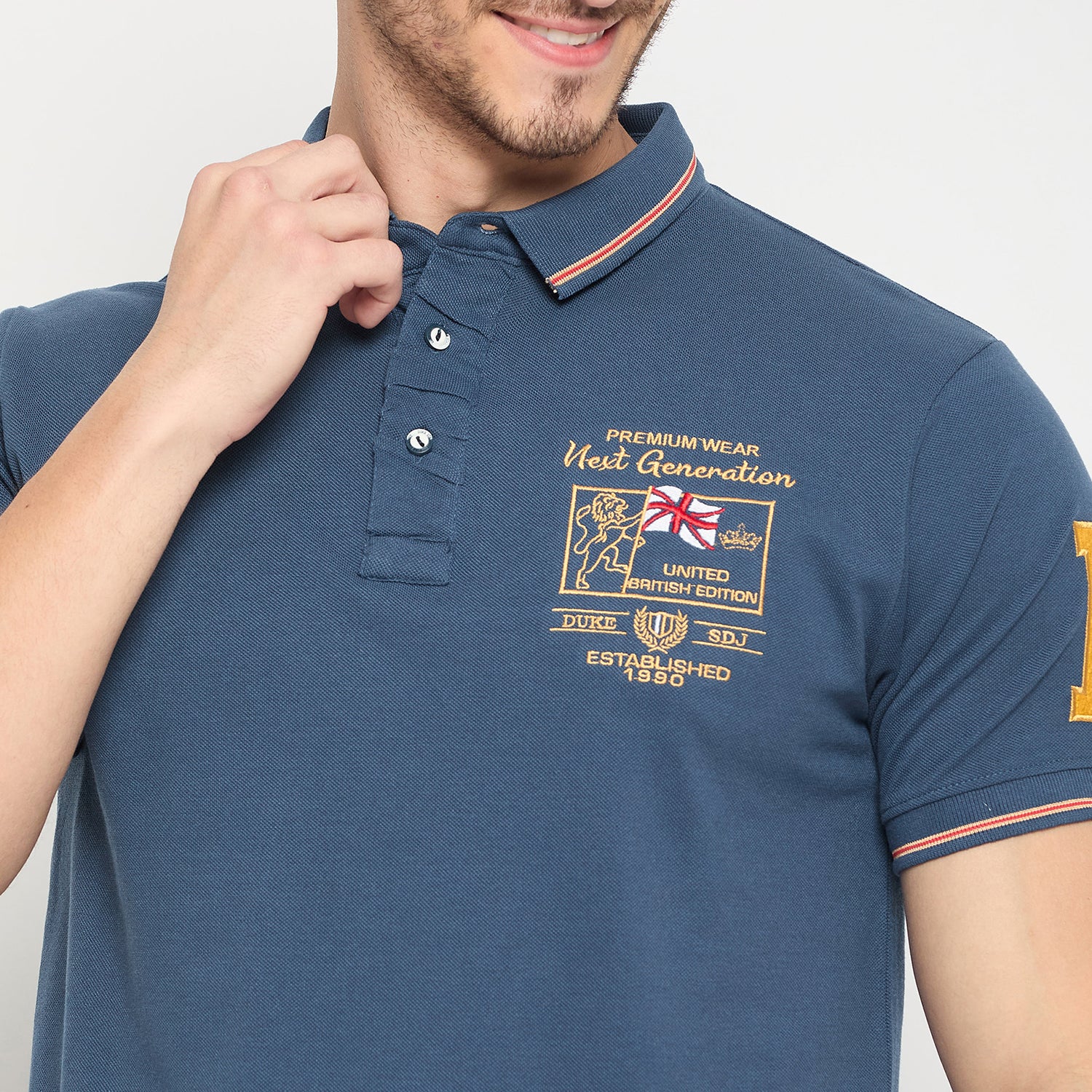 Duke Strardust Men Half Sleeve Cotton T-shirt (LF7043)