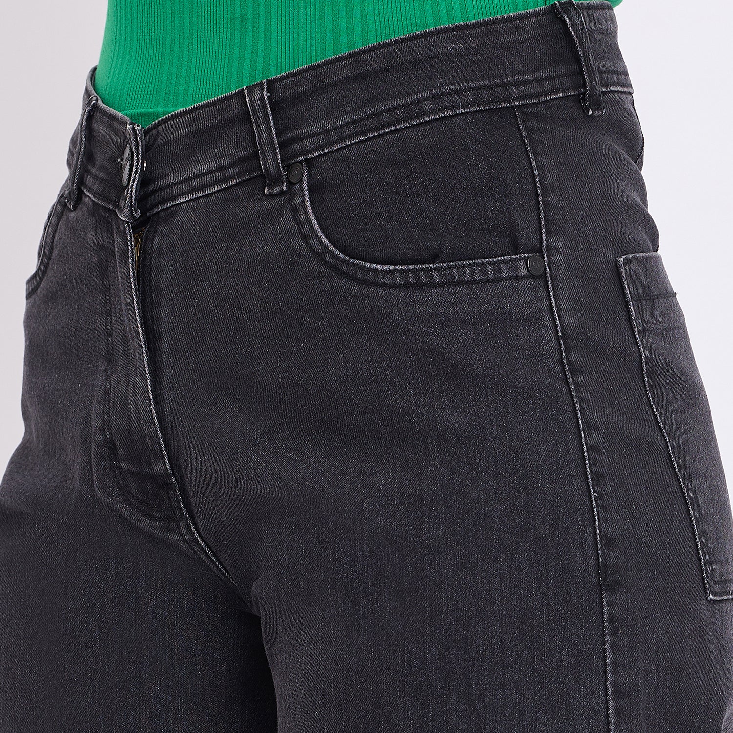 Duke Urban Women Stretchable Wide Leg Jeans (SDD6752)