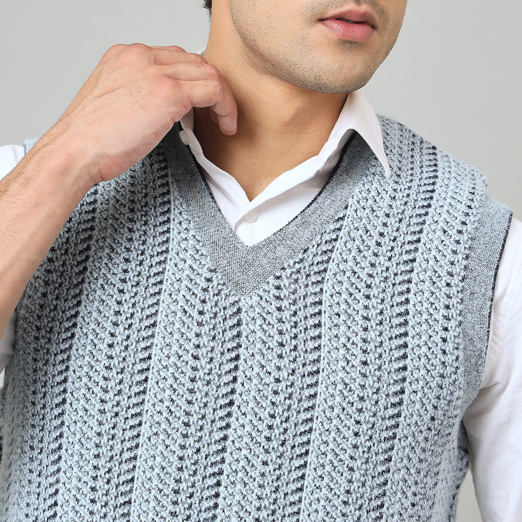 Duke Urban Men V Neck Sleeveless Reversible Sweater (SDS2293)