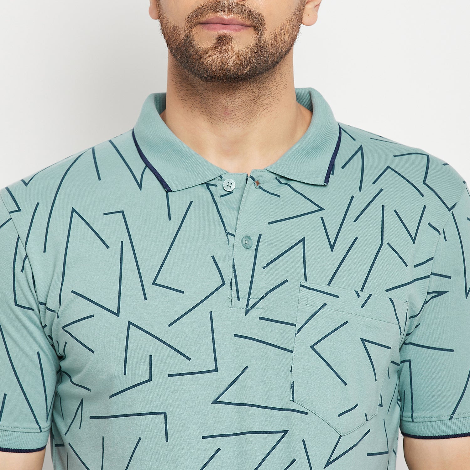 Duke Stardust Men Half Sleeve Polo Neck Cotton T-shirt (1142)