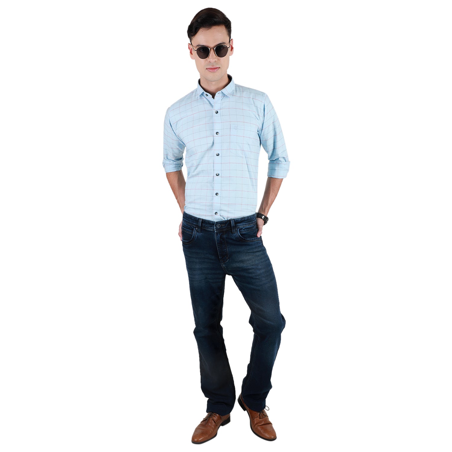 Duke Urban Men Full Sleeve Cotton Shirt (SDO8CKOD)