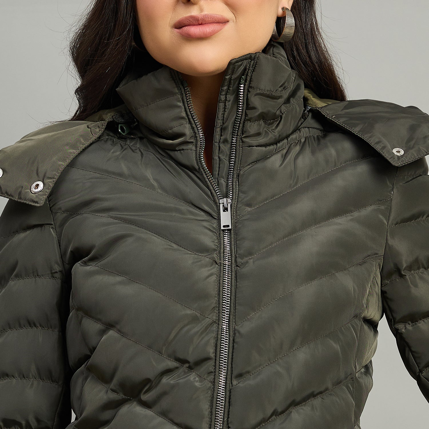 Duke Urban Women Short Style Full Sleeve Hooded Jacket (SDZ4028)