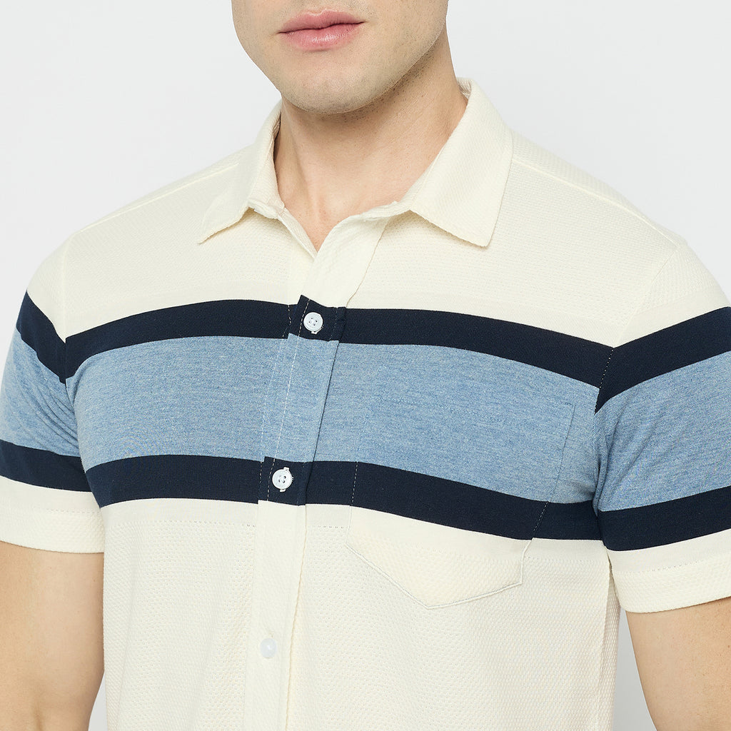 Duke Urban Men Half Sleeve Cotton Shirt (LF7661)