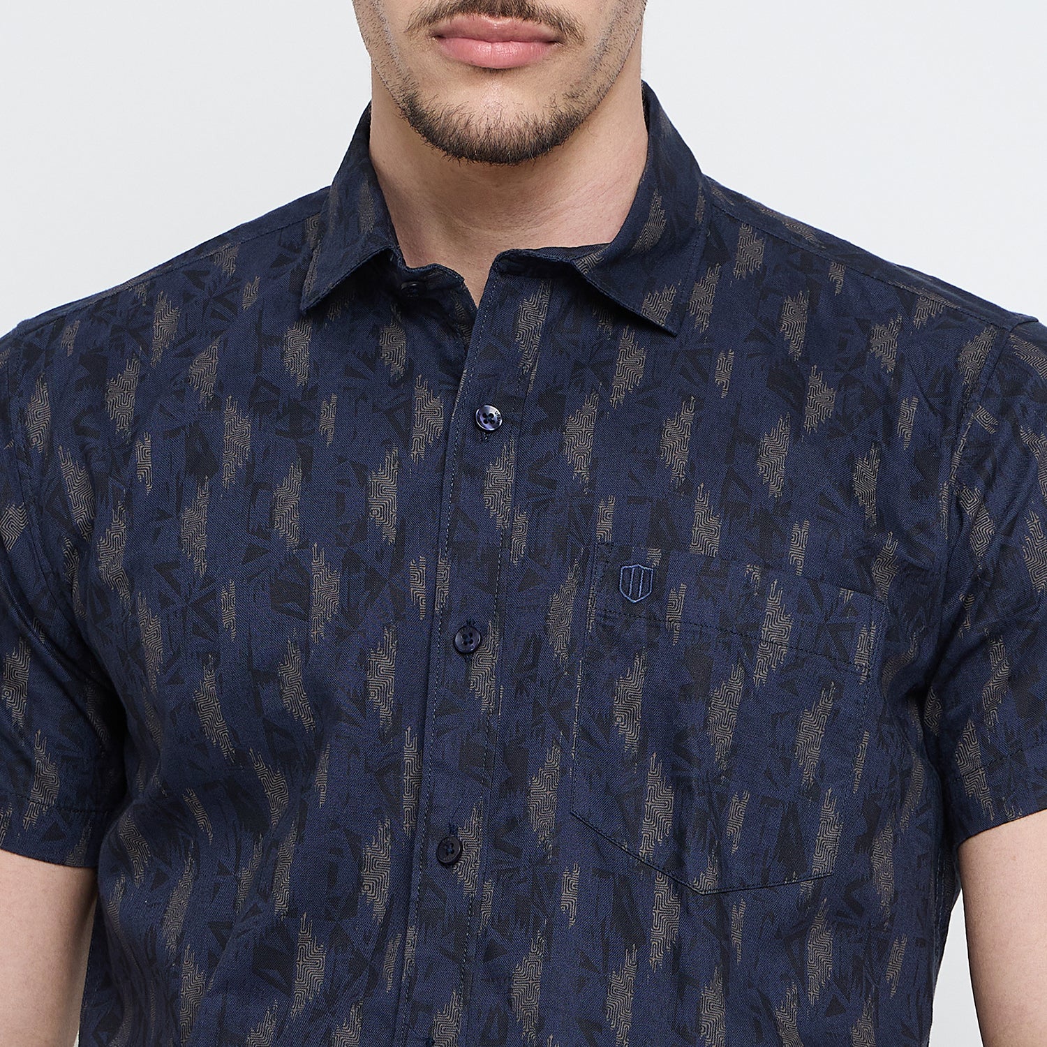 Duke Urban Men Half Sleeve Cotton Shirt (SDO4PRAI)