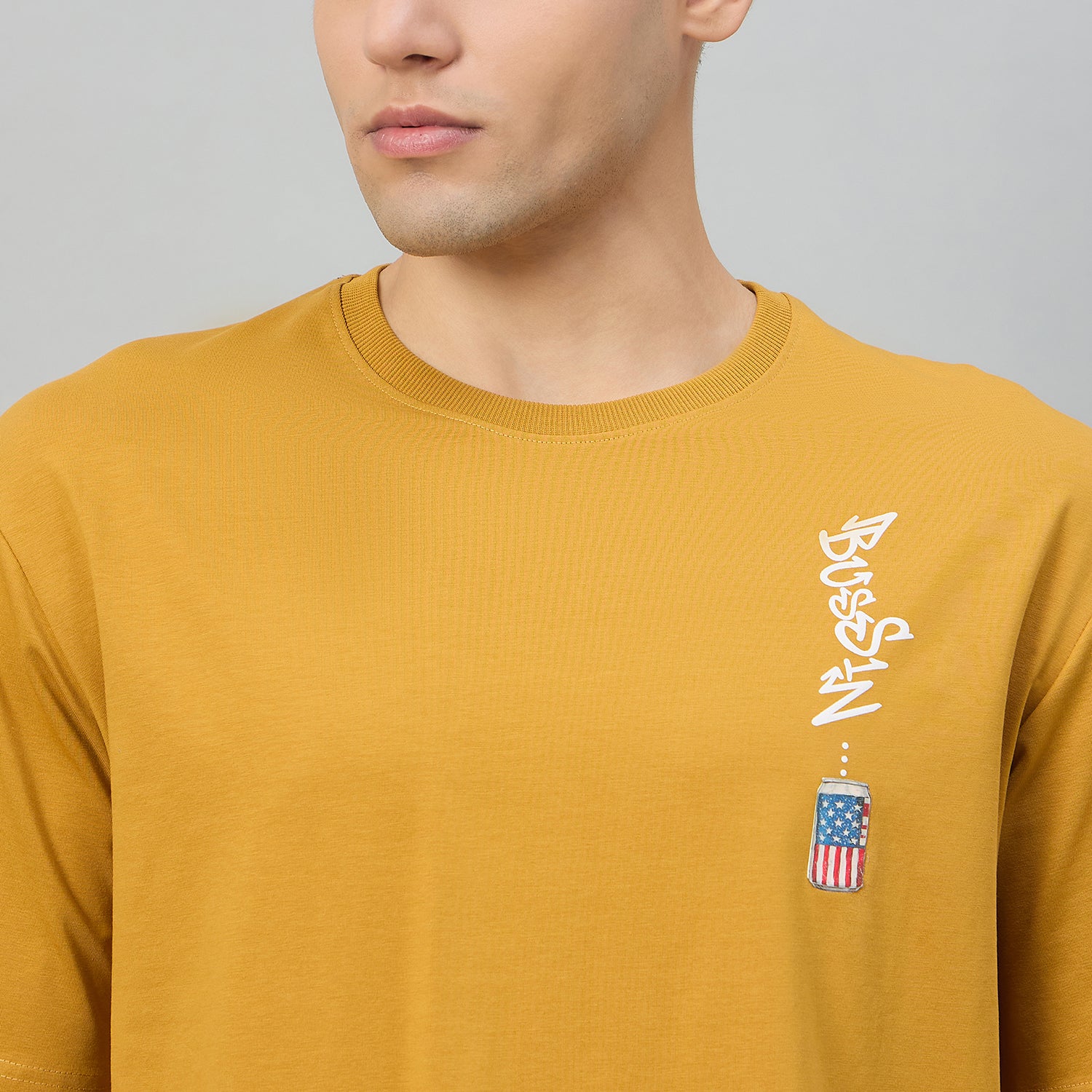 Duke Men Half Sleeve Cotton Oversize Casual T-shirt (LF7891)