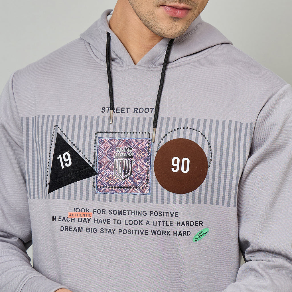 Duke Urban Men Hooded Regular Sweatshirt (LF6443)