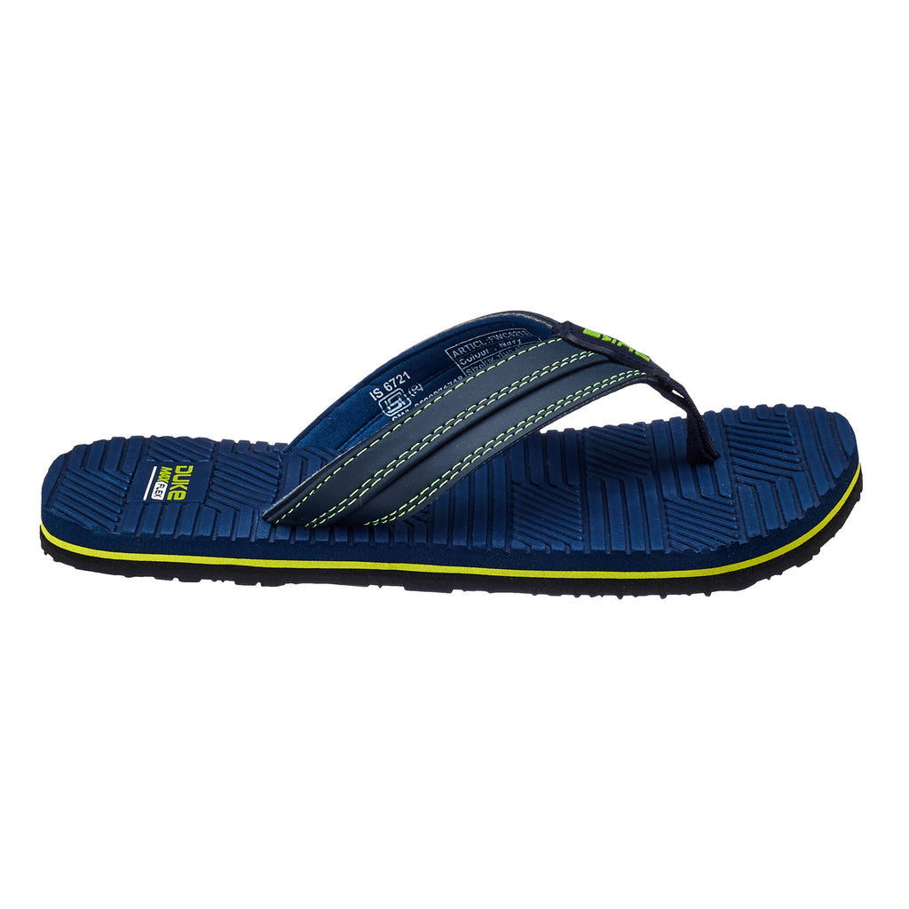 Duke Mens Textured Flip-Flops (FWC6213)