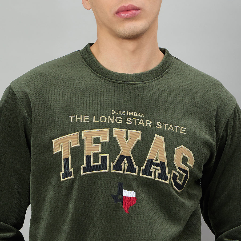 Duke Urban Men Round Neck Full Sleeve Regular Sweatshirt (LF6463)