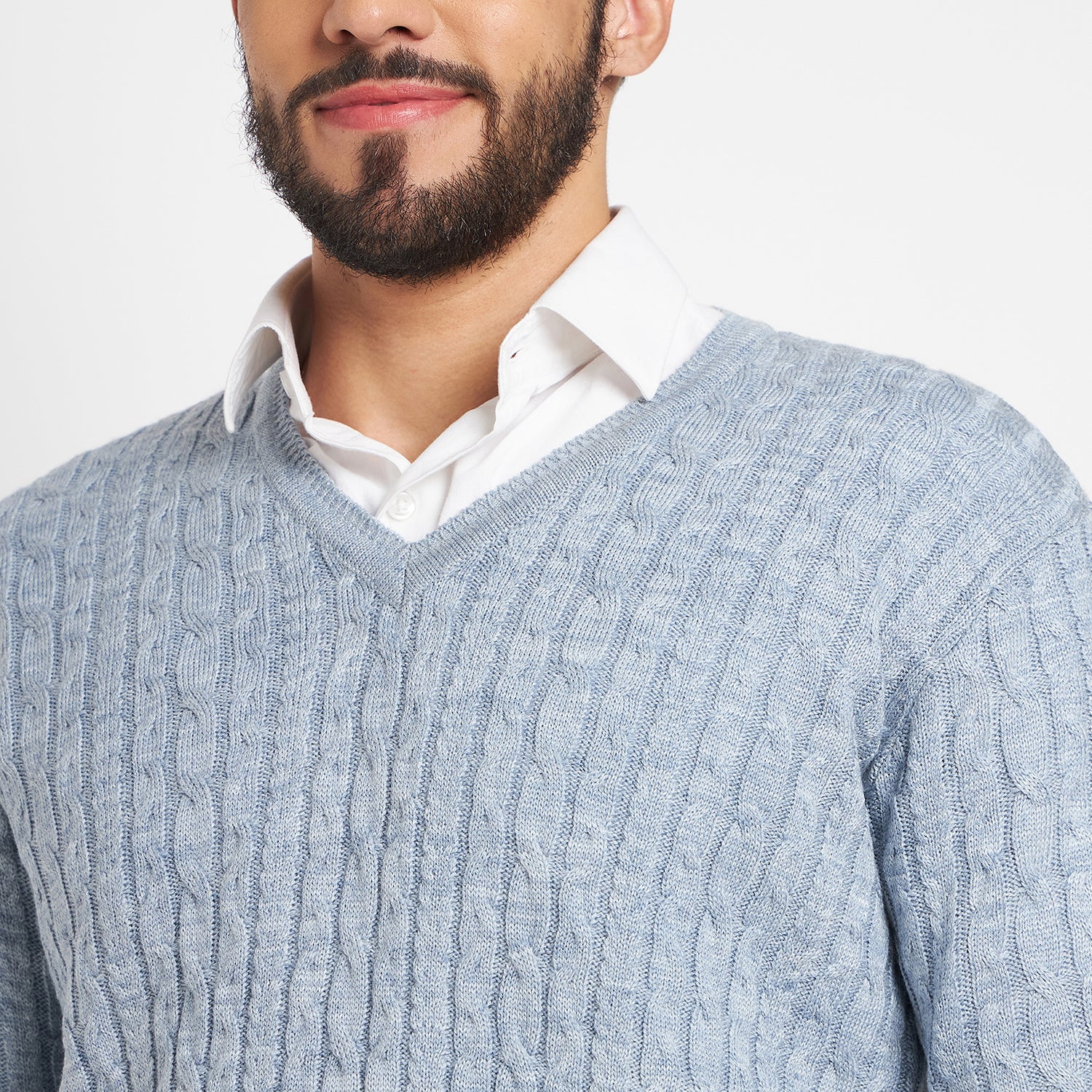 Duke Urban Men Full Sleeve V Neck Sweater (SDS2046)