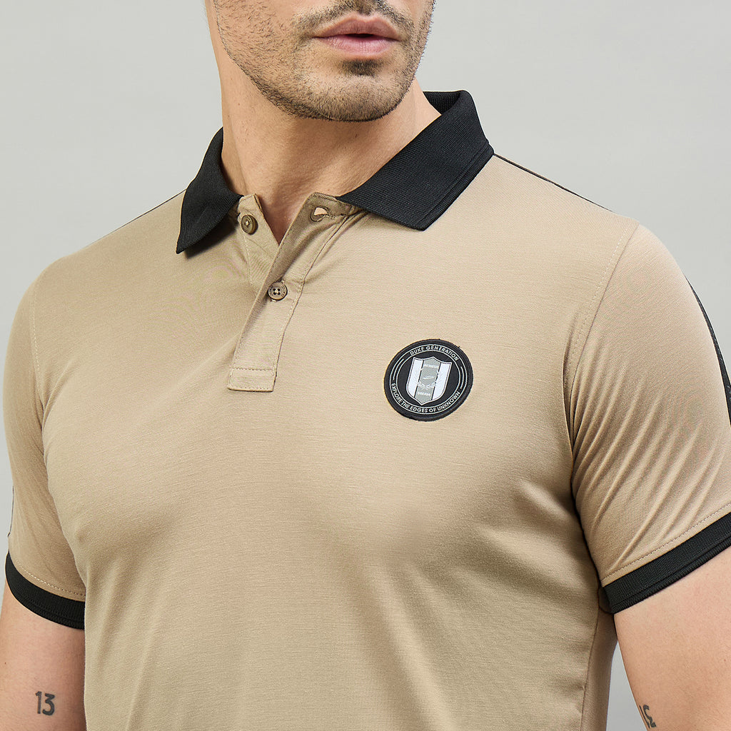 Duke Urban Men Half Sleeve Cotton Smart Fit Casual T-shirt (LF7896)