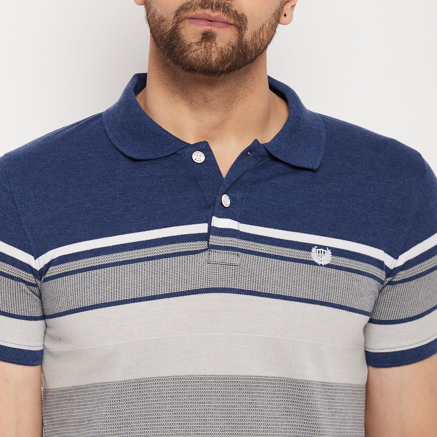 Duke Stardust Men Half Sleeve Polo Neck Cotton T-shirt (LF7013)