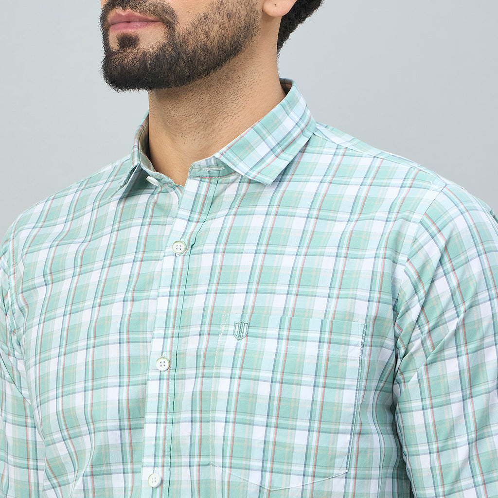 Duke Urban Men Shortstyle Checkered Shirt (SDO9CKT)