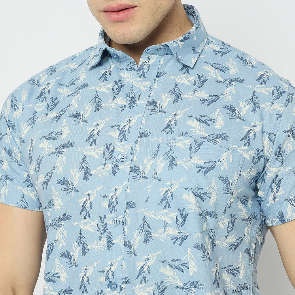 Duke Urban Men Half Sleeve Cotton Shirt (SDO4PRAH)