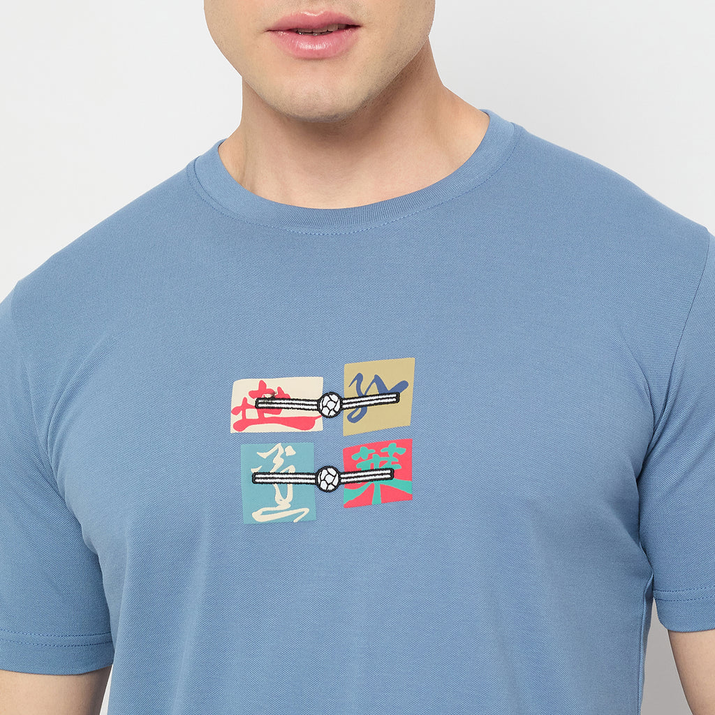 Duke Urban Men Half Sleeve Cotton Round Neck Tshirt (LF7545)