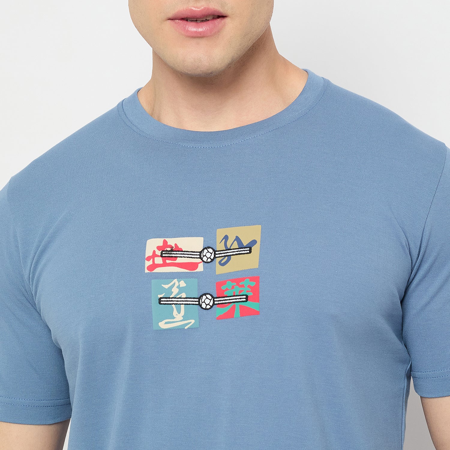 Duke Urban Men Half Sleeve Cotton Round Neck Tshirt (LF7545)