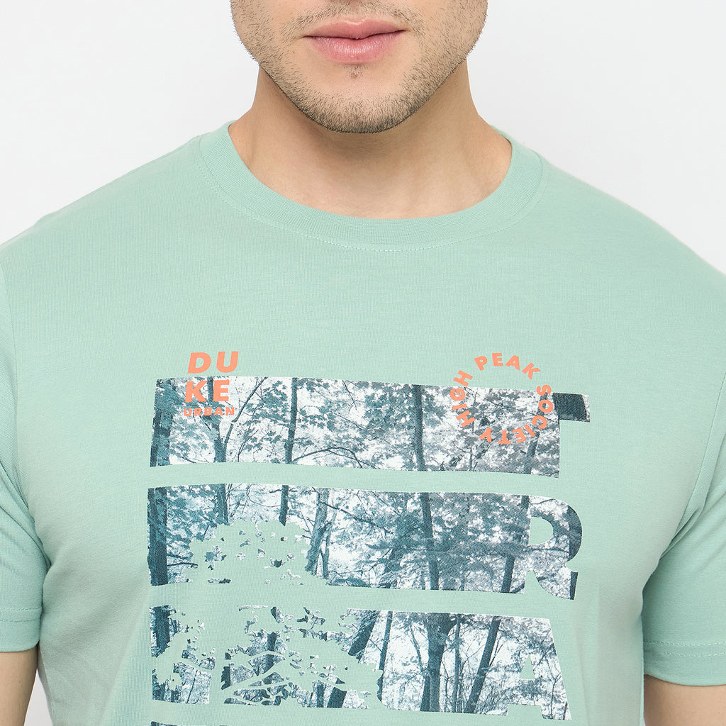 Duke Urban Men Half Sleeve Cotton Tshirt (LF7488)