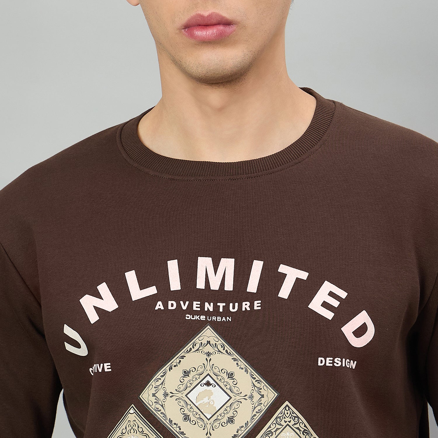 Duke Urban Men Round Neck Regular Sweatshirt (LF6345)