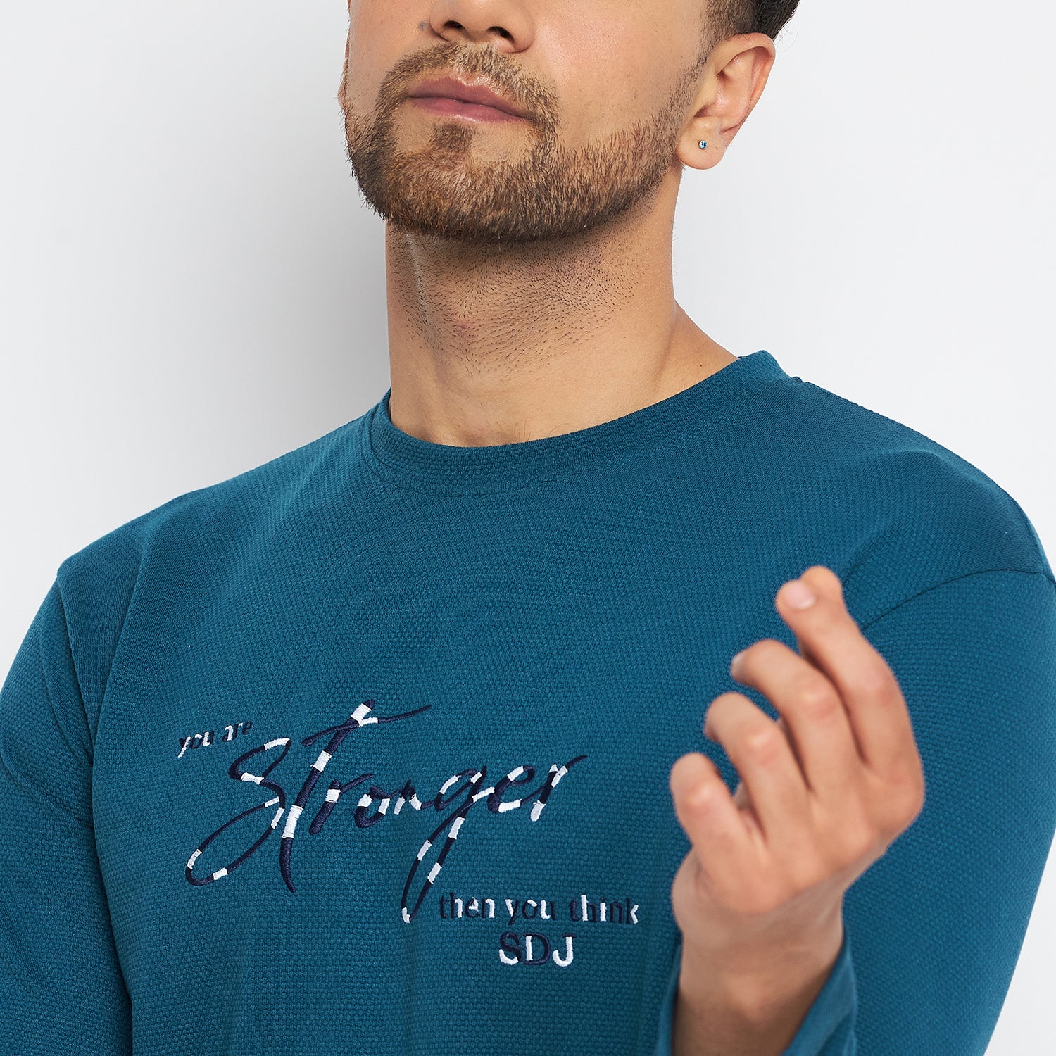 Duke Stardust Men Full Sleeve Cotton T-shirt (LF3955)