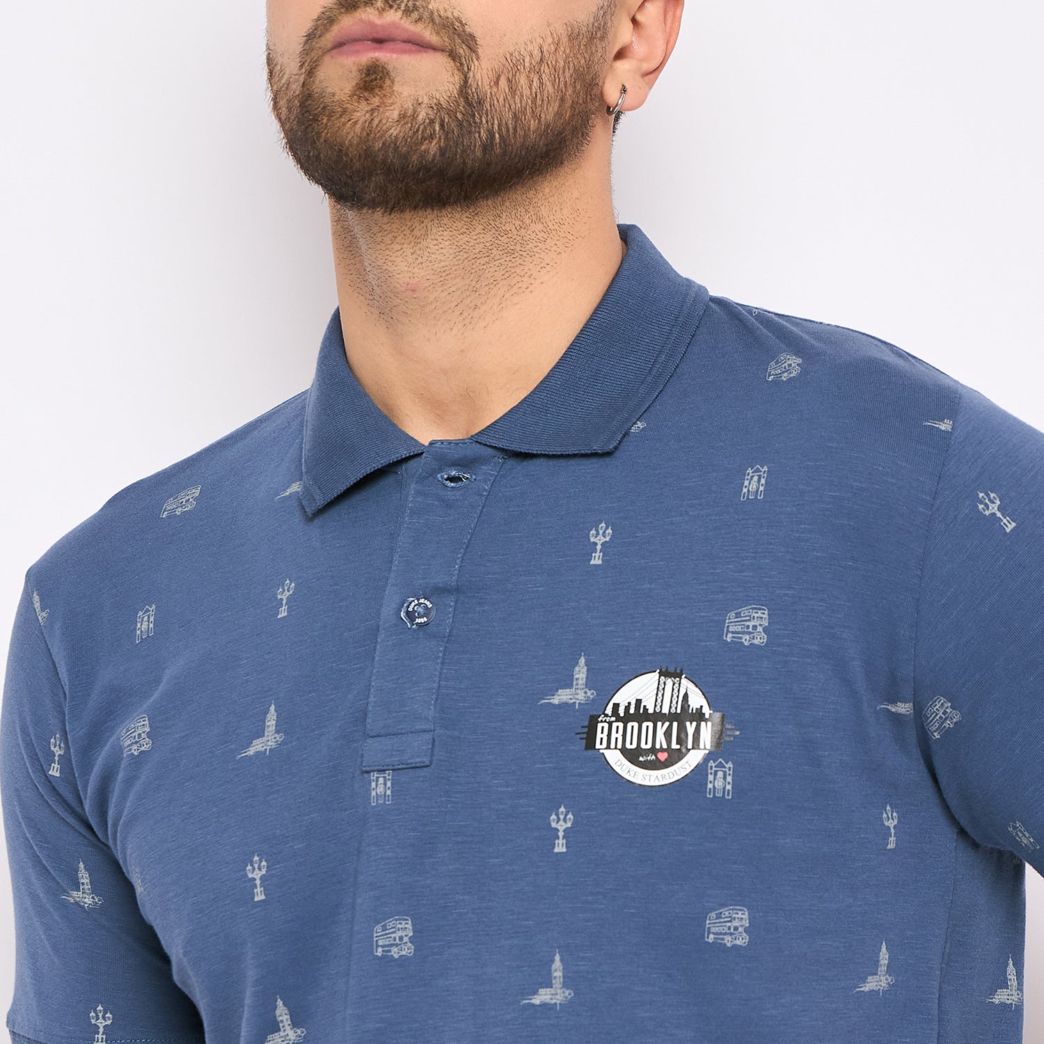 Duke Urban Men Half Sleeve Cotton T-shirt (LF5837)