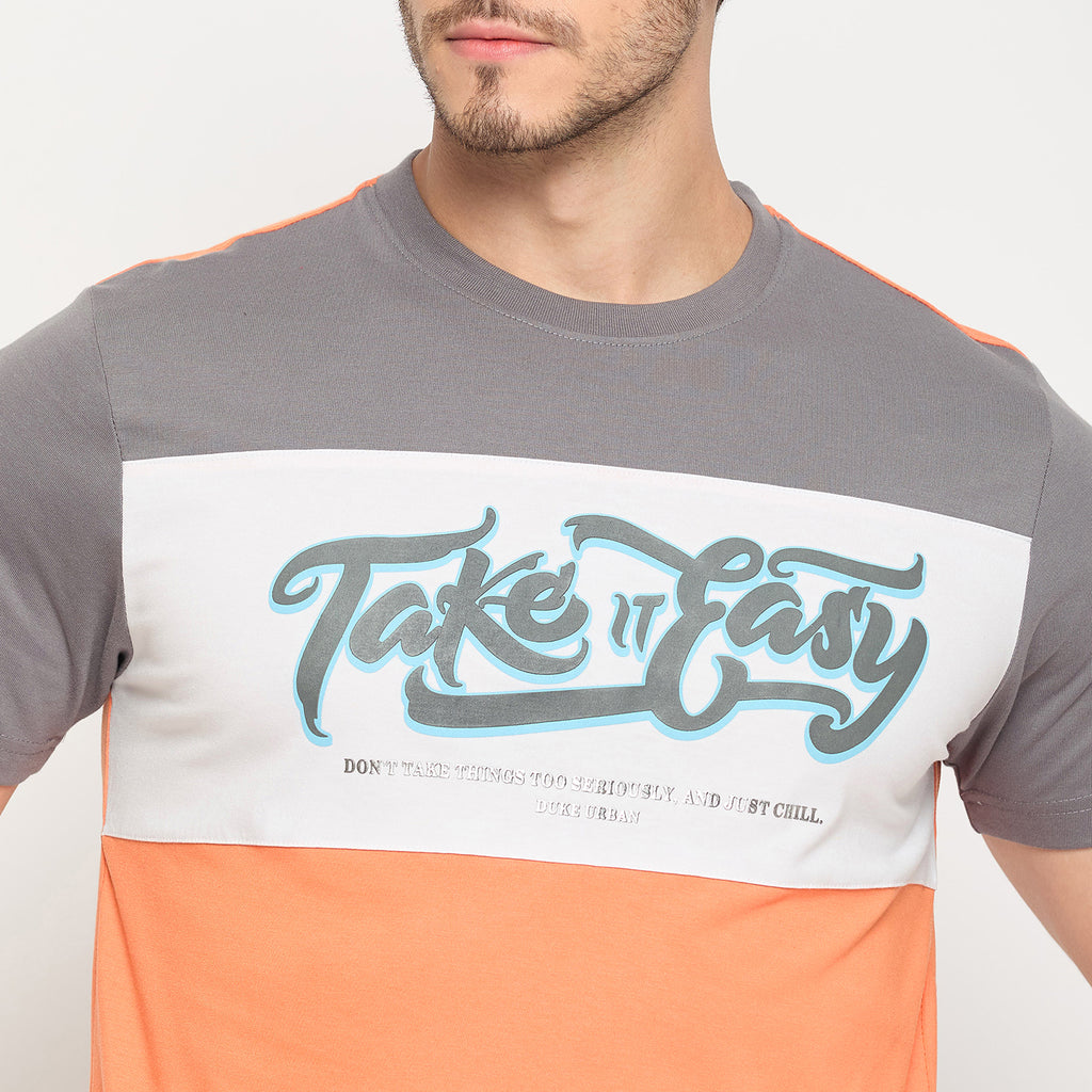 Duke Urban Men Half Sleeve Cotton T-shirt (ONLF257)