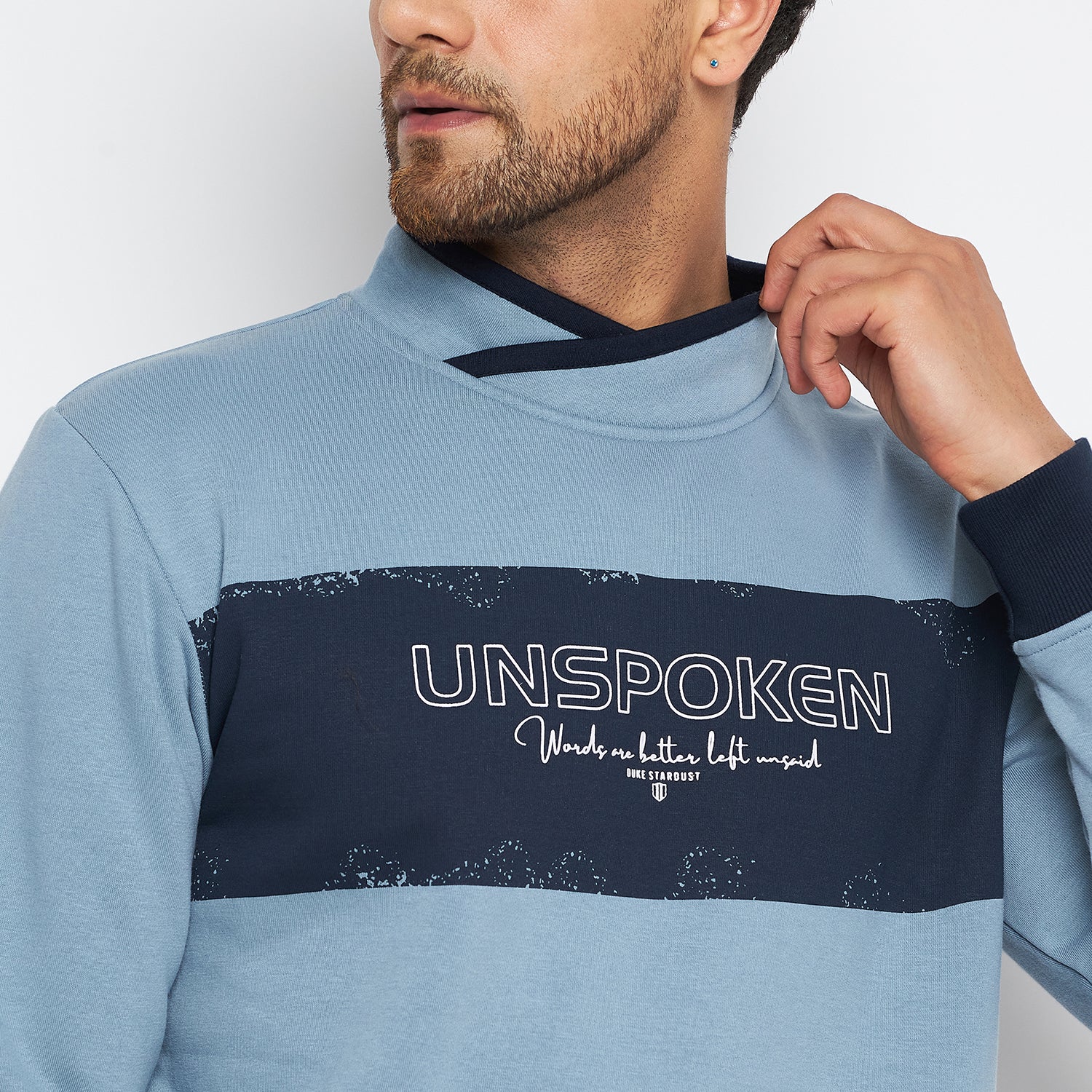 Duke Urban Men Cowl Neck Sweatshirt (LF6215)