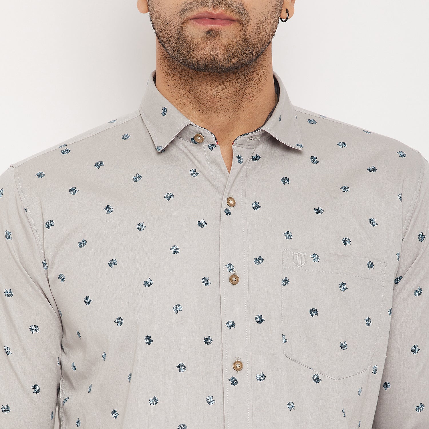Duke Stardust Men Full Sleeve Cotton Shirt (SDO8PRTC)