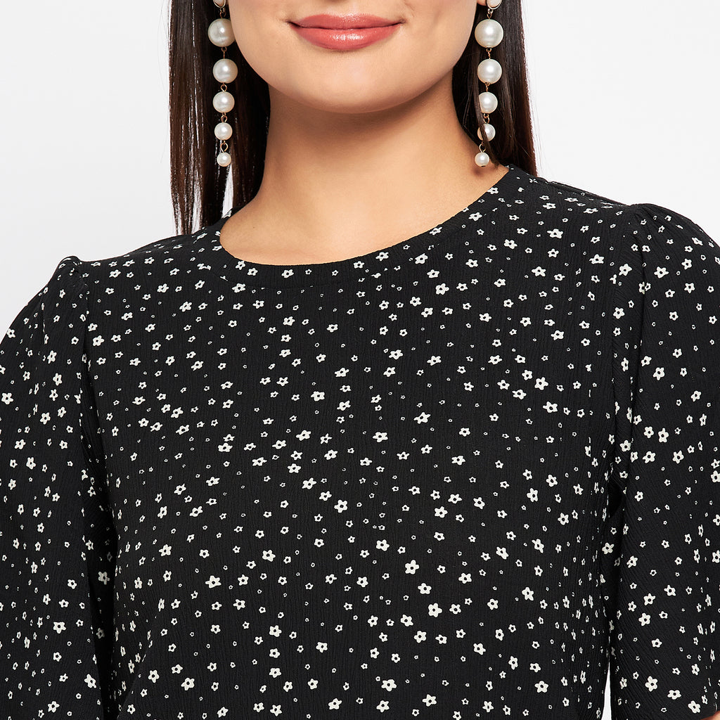 Duke Stardust Women Round Neck Half Sleeve Printed Top (SDX3268)