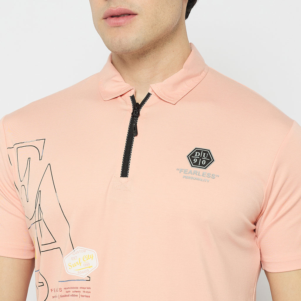 Duke Urban Men Half Sleeve Cotton Polo Tshirt(LF7174)