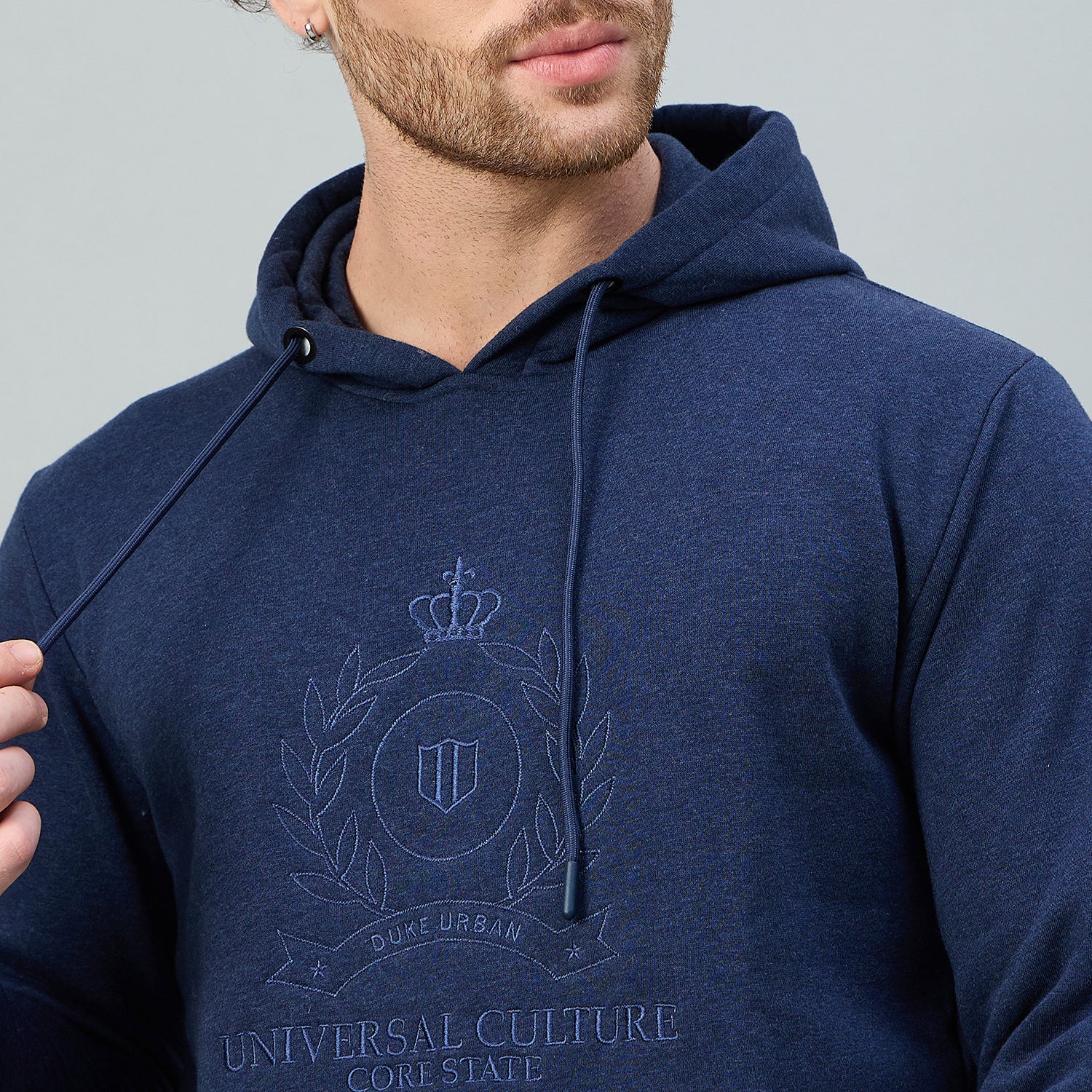 Duke Urban Men Hooded Regular Sweatshirt (LF6440)