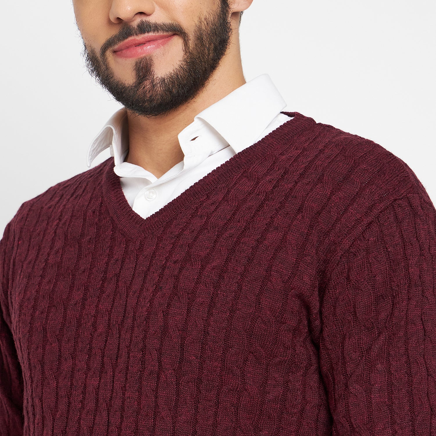 Duke Urban Men Full Sleeve V Neck Sweater (SDS2046)