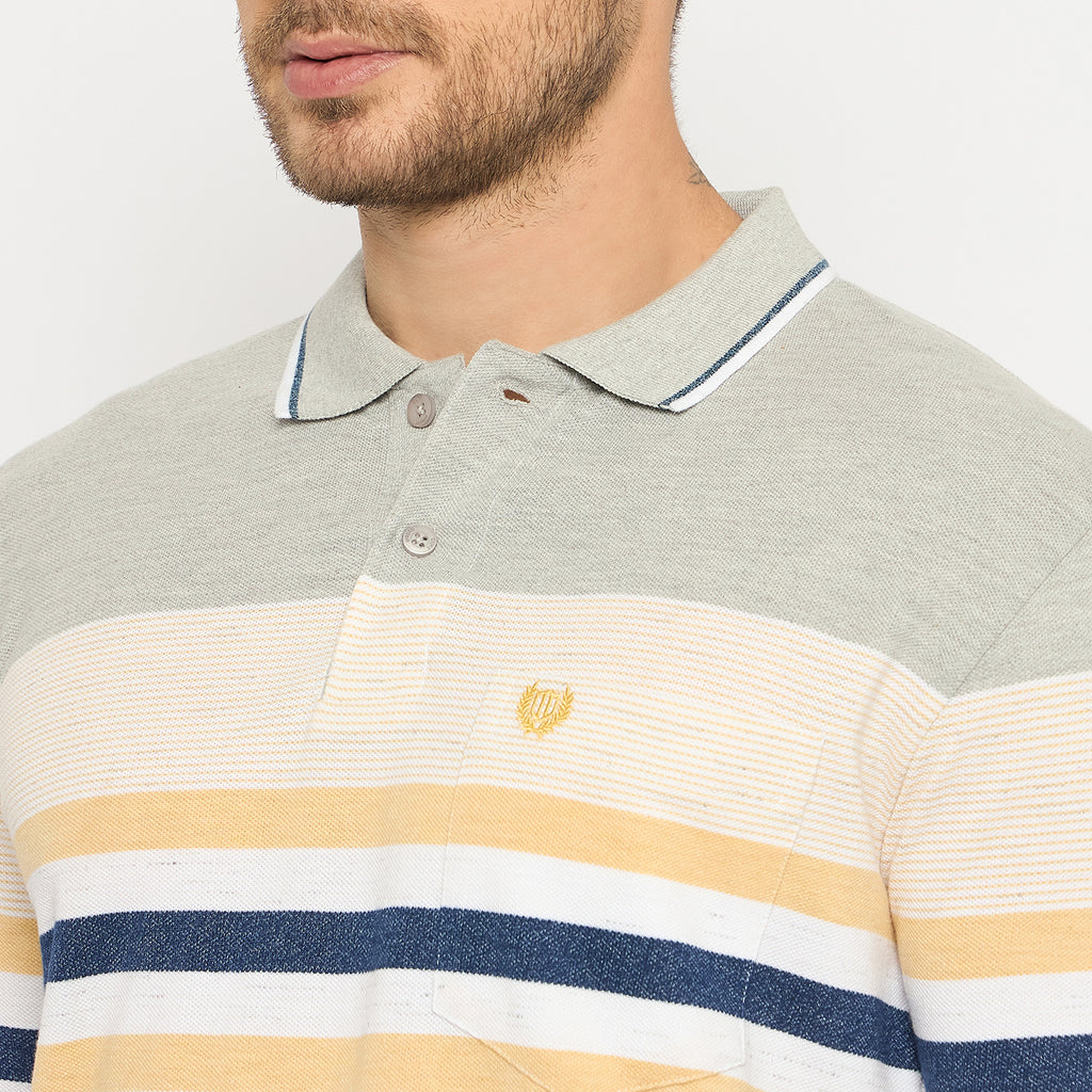 Duke Urban Men Half Sleeve Cotton Polo Tshirt (LF7364)