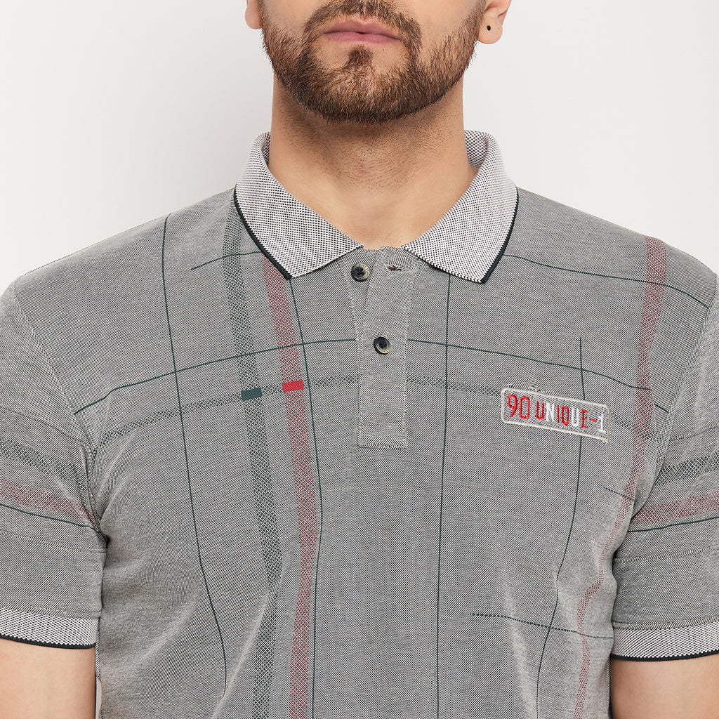 Duke Stardust Men Half Sleeve Cotton T-shirt (MLF5863)